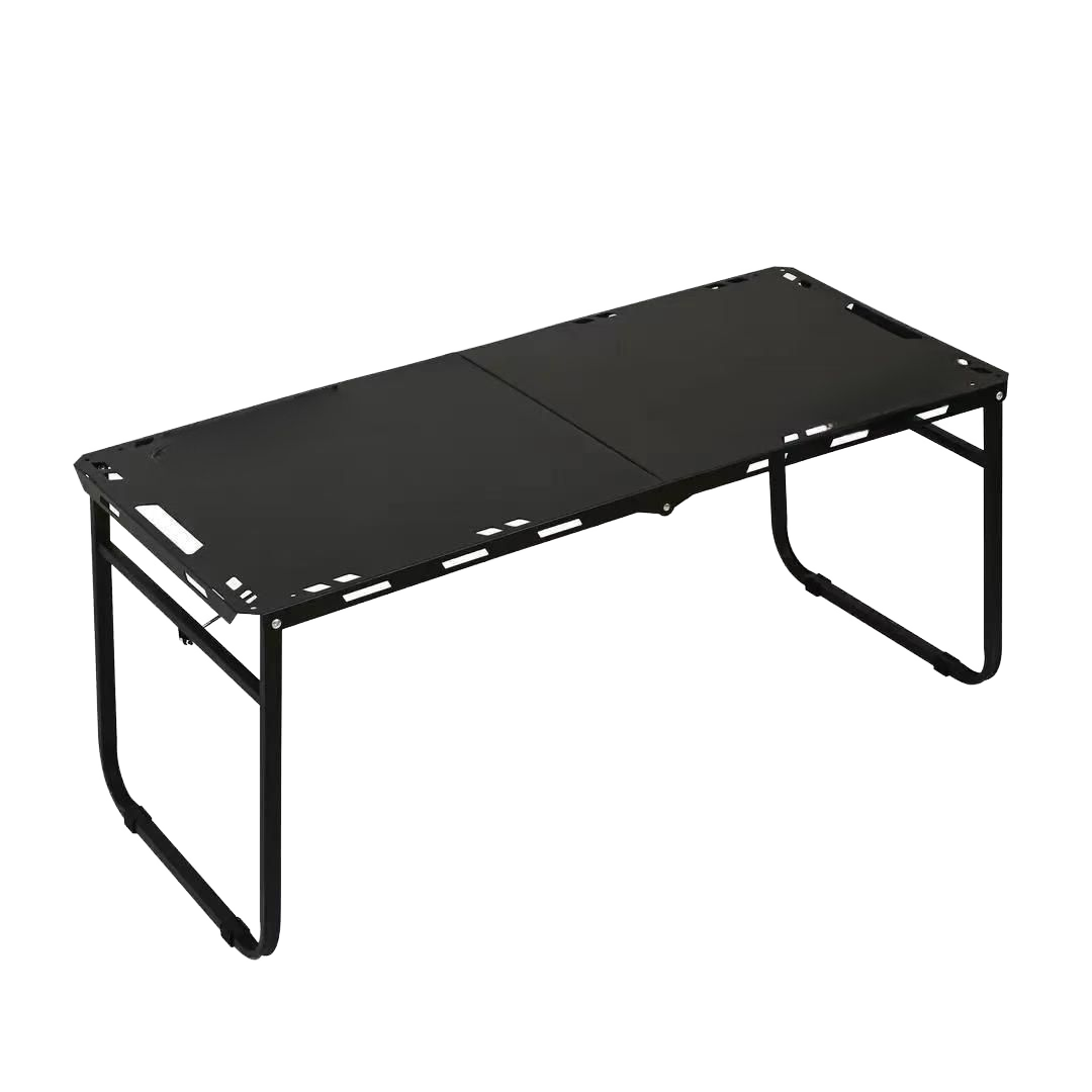 Camping Cooking Table - Meja Lipat Camping Portabel dari Logam,