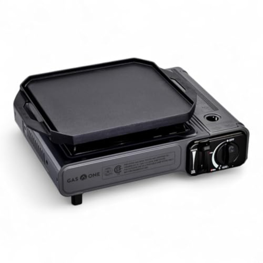 Camping Cooking Flat Top - Kompor Gas Butana GasOne GS-1000G-KIT dengan