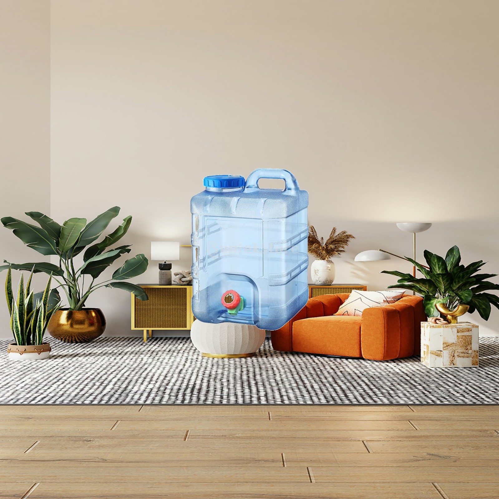 Camping Cooking Container - Wadah Penyimpanan Air 20L dengan Keran