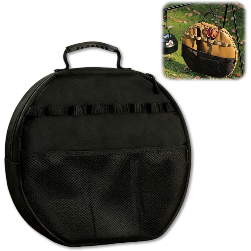 Camping Cooking Organizer - Tas Penyimpanan Wajan Panggang, Kantong Portabel