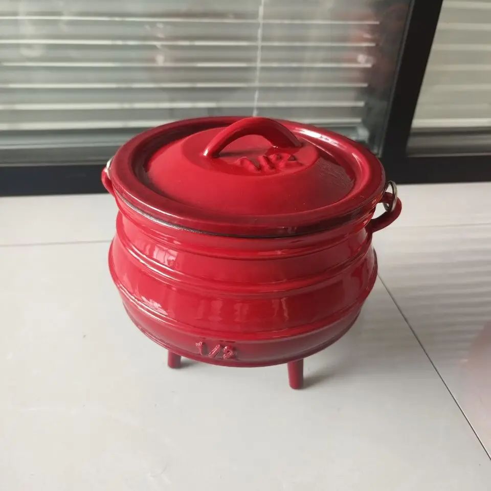 1/2 #   Panci Besi Cor Enamel  - Camp Dutch Oven Cast ulasan dan harga
