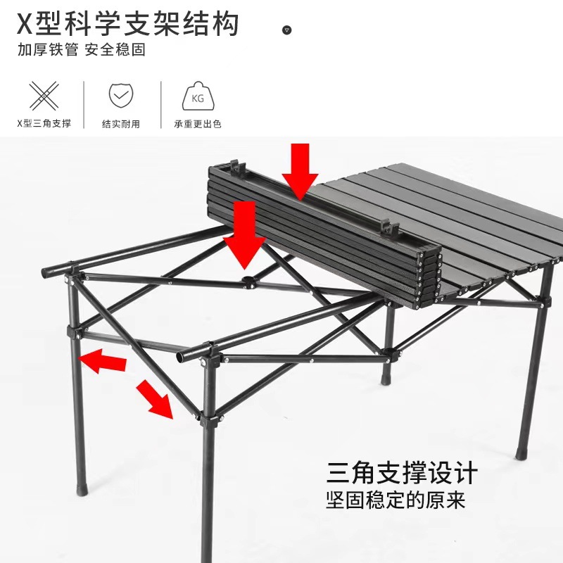 Meja Lipat Portabel untuk Luar - Camping Cooking Table ulasan dan harga
