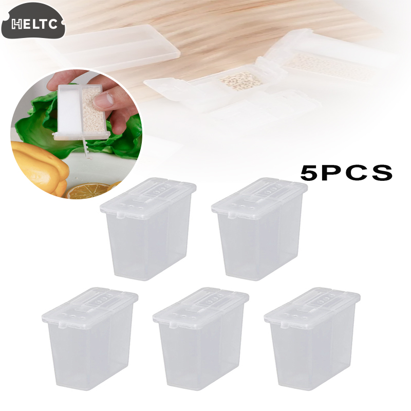 1/2/5 Buah Pengocok Bumbu Serb - Camping Cooking Container ulasan dan harga
