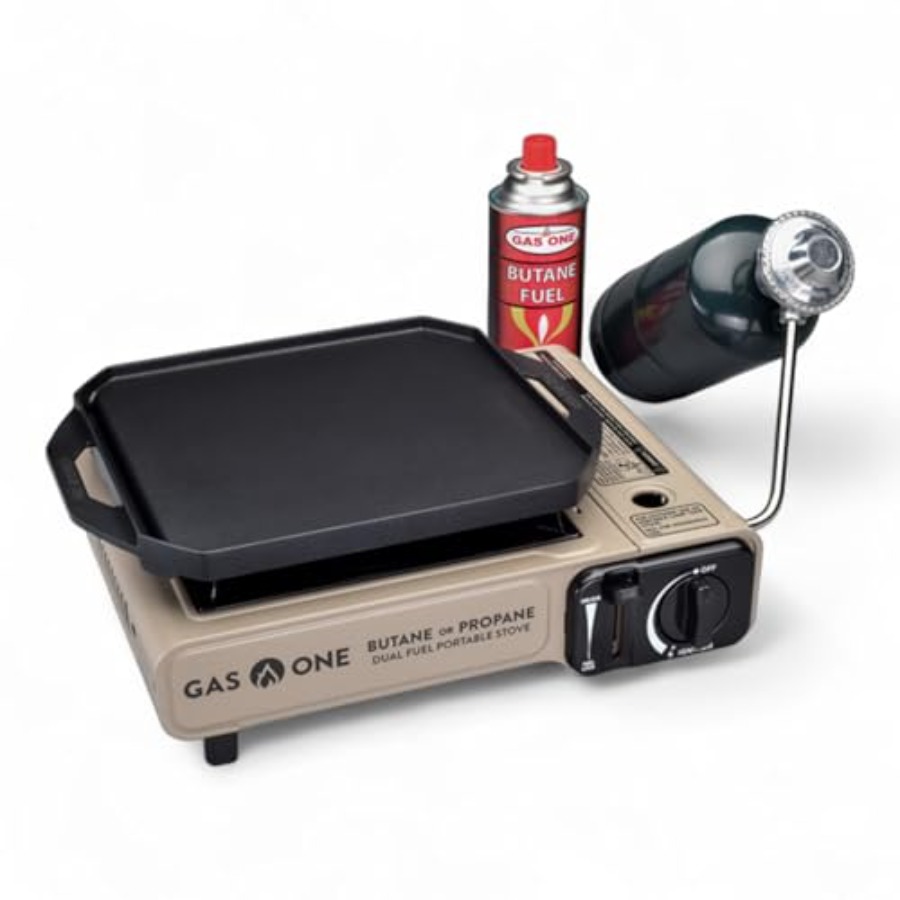 GasOne GS-3400P-KIT Kompor Gas - Camping Cooking Flat Top ulasan dan harga