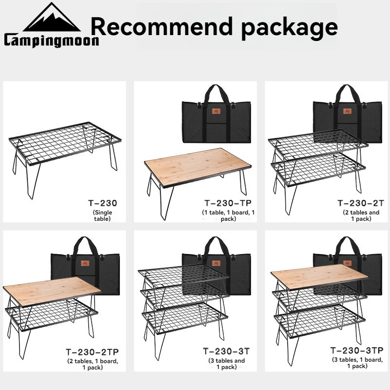 CAMPINGMOON T230 Rak Penyimpan - Camping Cooking Table ulasan dan harga