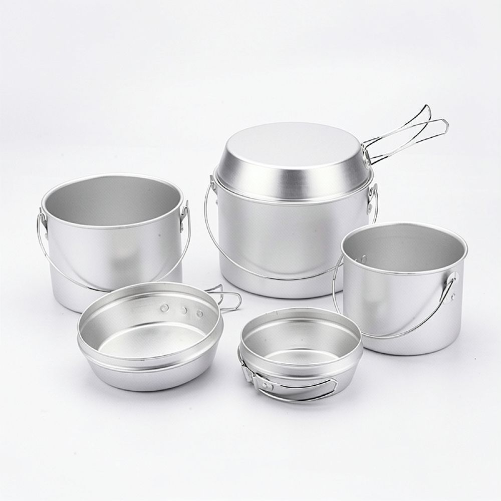 Set Peralatan Masak Portabel d - Camping Cooking Dining Set ulasan dan harga