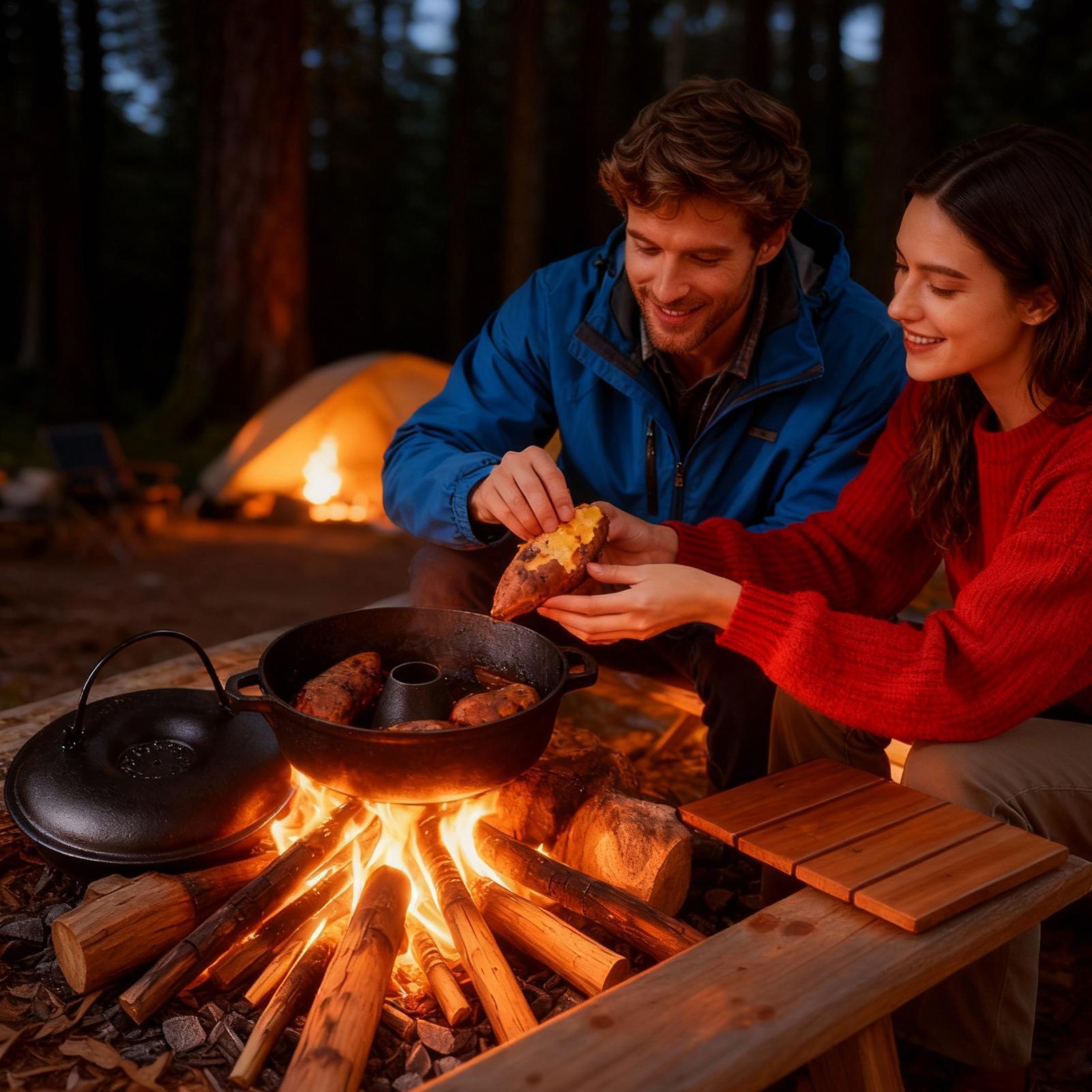 Panci Besi Cor Untuk Memasak,  - Camp Dutch Oven Cast ulasan dan harga