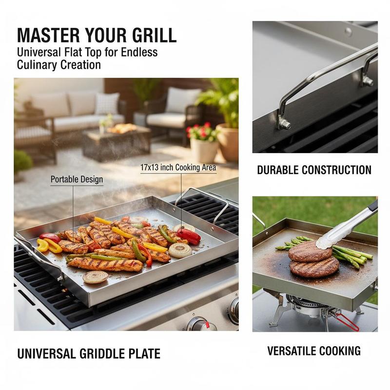 Pelat Atas Datar Persegi Panja - Camping Cooking Flat Top ulasan dan harga