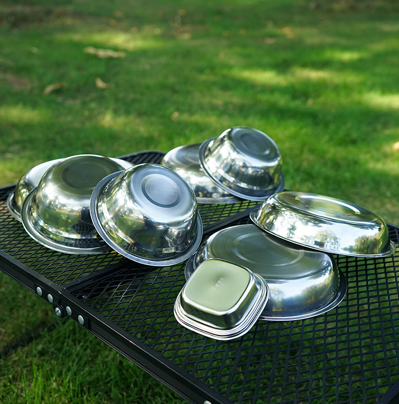 Set Peralatan Makan Portabel C - Camping Cooking Dining Set ulasan dan harga