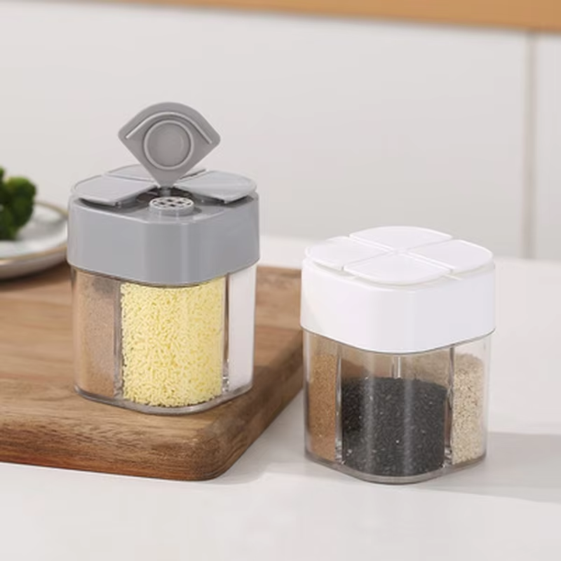 4 in 1 Wadah Bumbu Plastik unt - Camping Cooking Container ulasan dan harga