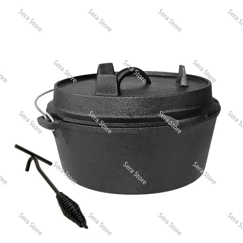 Panci Masak Besi Cor 25cm untu - Camp Dutch Oven Cast ulasan dan harga