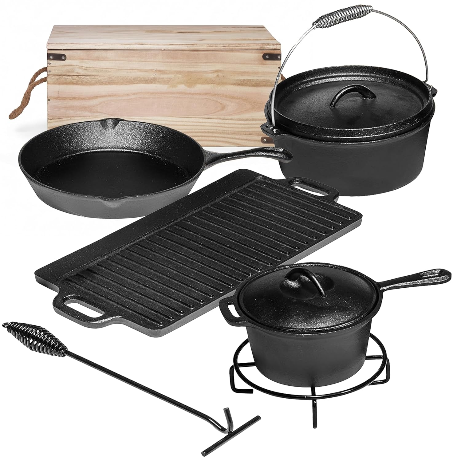 Set Peralatan Memasak untuk Be - Camp Dutch Oven Cast ulasan dan harga